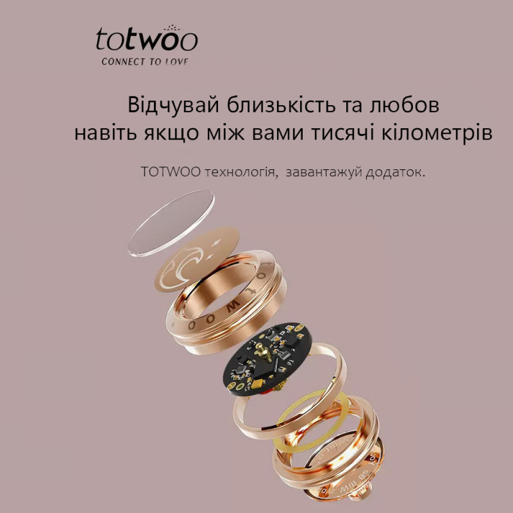 Парні браслети з дотиком Totwoo зв'язок на відстані