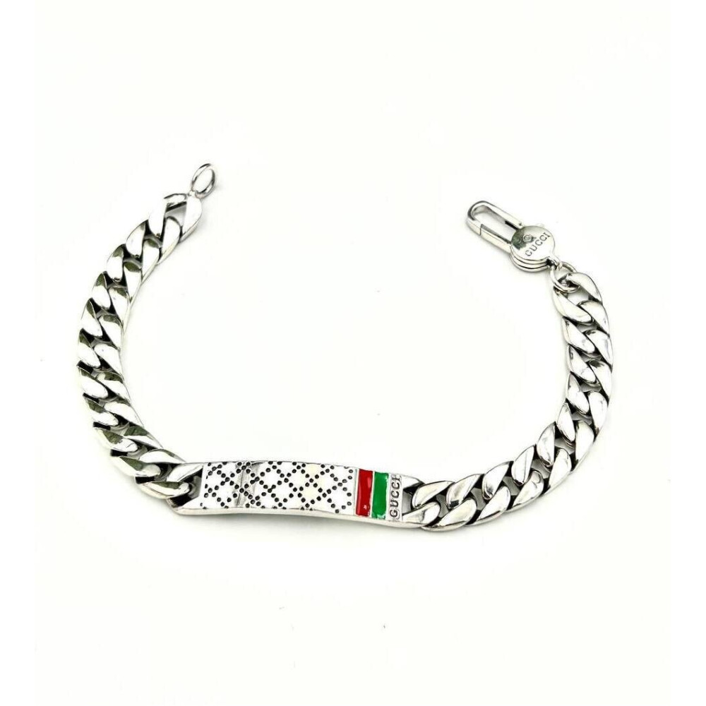 Серебряный браслет Gucci AAA 925 пробы коллекции Military