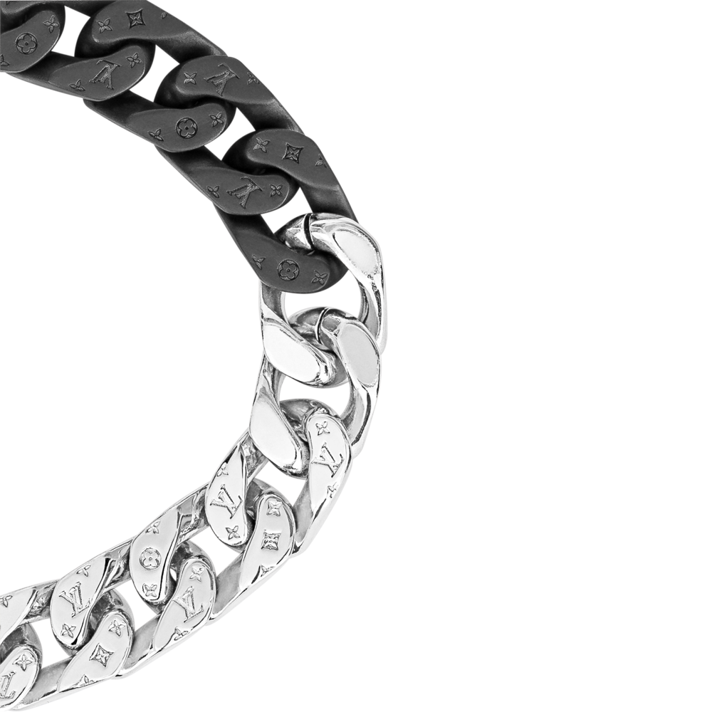 Титановий Браслет LV Chain Links з гальванічною обробкою