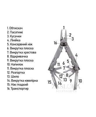 Іменний мультитул SOG PowerAccess із вашим гравіюванням