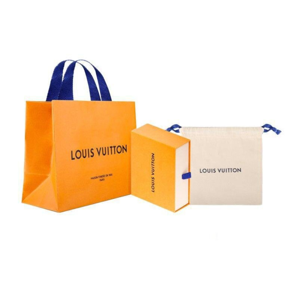 Регулируемый браслет из стали и оникса в стиле Louis Vuitton